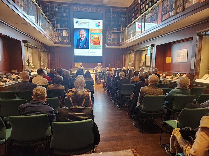 2. American Patrons and friends at a book talk in NYC