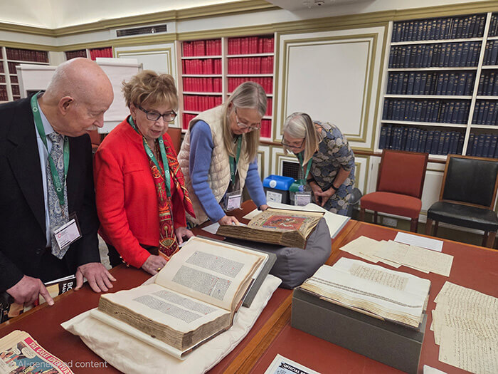 13. American Patrons explore treasures from the archives of the National Library of Scotland