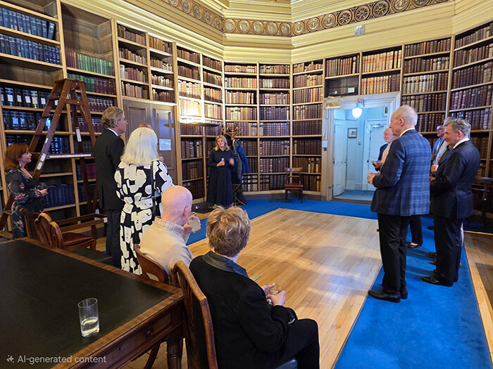 5. Chair of the National Library of Scotland speaking to the American Patrons and friends about literature and culture