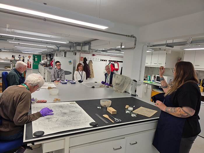 6. Head of Conservation at the National Library of Scotland sharing conservation techniques